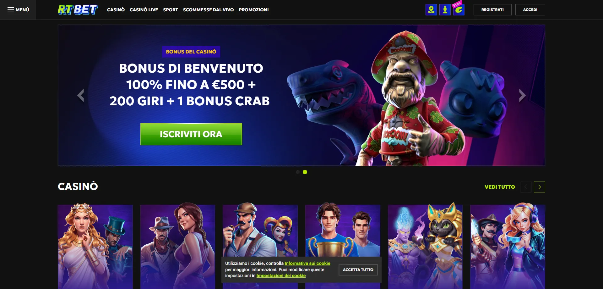 RTbet app mobile per iOS e Android giocare ovunque in sicurezza